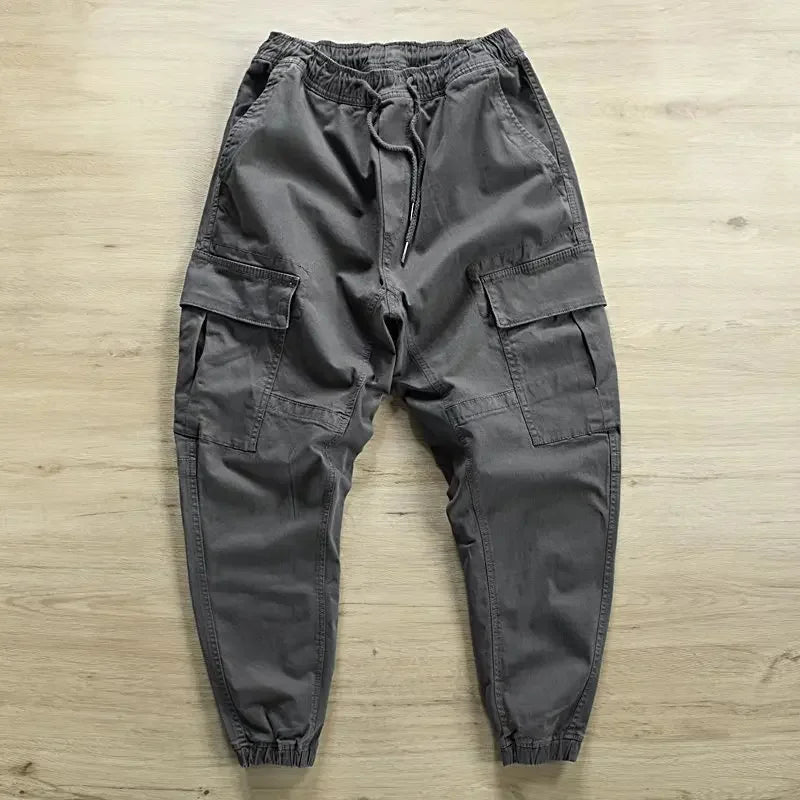 Men's Loose-fit Casual Pants Sweatpants Workwear Japanese Style Trendy Brand Cargo Pants For Active Wear Men Clothing