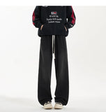 New Men's Jeans Washed Jeans Pants Unisex Drawstring Denim Pants Male Streetwear Korean Straight cylinder loose Cowboy Trousers