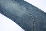 Baggy Classic Jeans Men's Vintage Wash Cotton Wide-leg Denim Pants Loose Fashion Spliced Streetwear Trendy Hip-hop Y2K Trousers