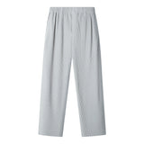 Miyake Pants For Men Straight pants Casual Fashion Trousers Loose Korean Style Pants Men Clothing Bottoms