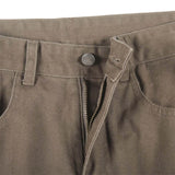 Baggy Wide-leg Jeans 100% Cotton Comfortable Breathable Autumn Casual Denim Pants Loose Straight Trousers Fashion Streetwear