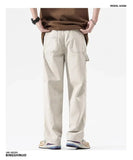 American High Street Work Pants Spring Autumn New Men's Trousers Straight Japanese Fashion Trend Retro Casual Work Pants Chic