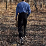 New British Retro Male Suit Pants Light Luxury Naples Slim-fit Dress Pants Casual Premium Popular Elegant FashionTrousers M-3XL