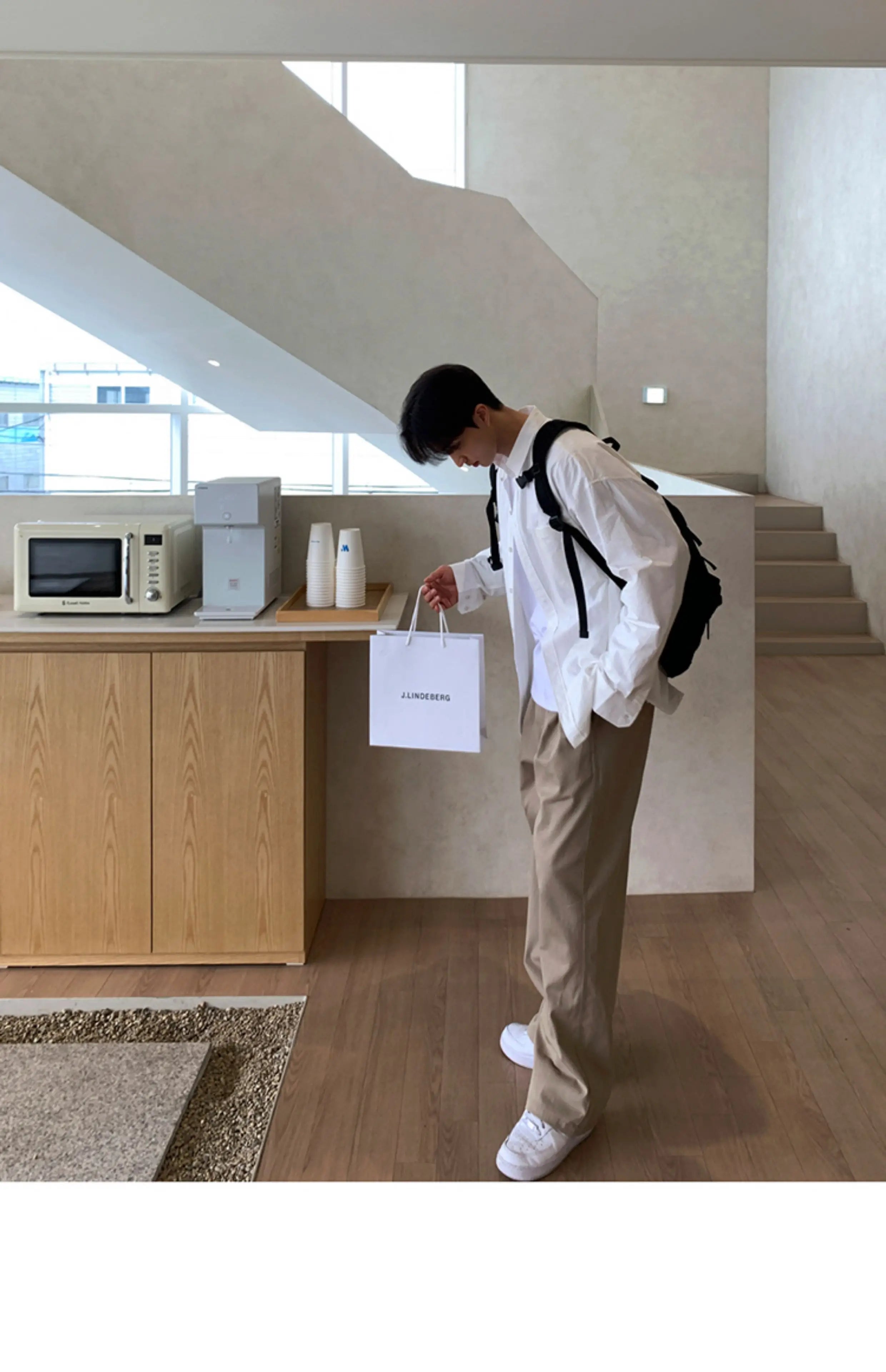 Korean Style High-end Straight-leg Casual Pants Men's Spring Summer Loose Trousers American 2025 New Trendy Wide-leg Pants Chic