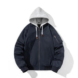 Ma1 Bomber Jacket Men Women Winter Solid Pilot Jacket Military Flight Baseball Coat Spring Autumn Windbreaker Hooded Casual