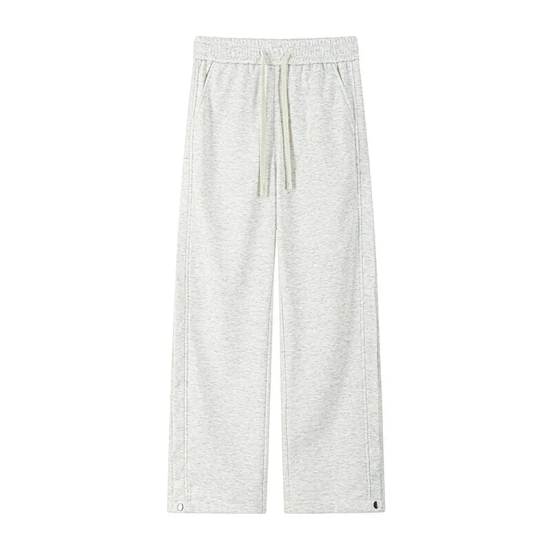 Black Casual Pants Men Fashion Oversized Wide Leg Pants Men Sweatpants Streetwear Loose Sports Pants Mens Joggers Trousers