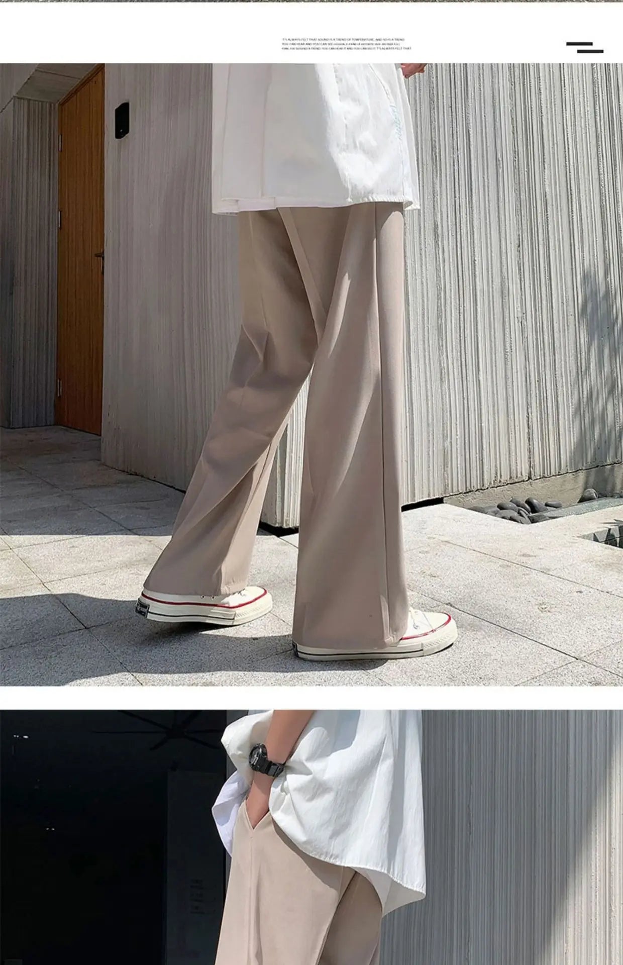 New Japanese Retro Male Suit Pants Light Luxury Straight Draped Button-down Business Casual Pants Premium Slim Elegant Trousers