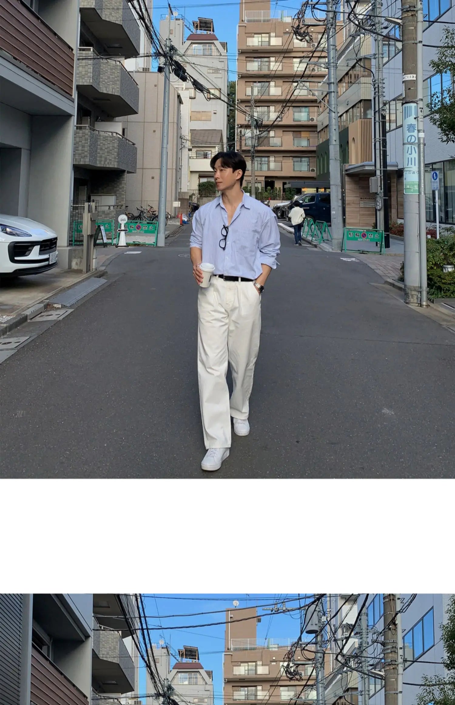 Oversized Men's Niche Striped Shirt, Spring&Autumn Fashion All-Matching Long Sleeve Shirt Coat, Korean Casual Unisex Outdoor