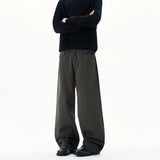 Baggy Wide-leg Jeans 100% Cotton Comfortable Breathable Autumn Casual Denim Pants Loose Straight Trousers Fashion Streetwear