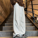 Gray Sweatpants Parachute for Men Autumn Baggy Sports Pants Trousers Male Joggers Streetwear Sportswear Outdoor Casual