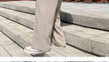 New Japanese Retro Male Suit Pants Light Luxury Straight Draped Button-down Business Casual Pants Premium Slim Elegant Trousers
