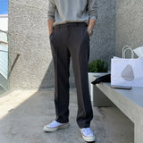 New Korean Fashion Men Suit Pants Light Luxury Business All-match Straight Slim-fit Casual Trousers Premium Elegant Dress Pants