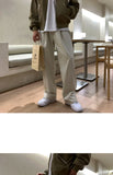 Korean Style High-end Straight-leg Casual Pants Men's Spring Summer Loose Trousers American 2025 New Trendy Wide-leg Pants Chic