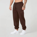 New Men's Pants 2025 Autumn and Winter Embroidery logo Sports Fitness Pants Ankle-Tied Sweatpants Fashion Men's Clothing