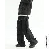 New Cargo Pants Baggy Straight Oversize Trousers Fashion Wide Leg Pockets Black Joggers Trousers Y2k Streetwear Clothing
