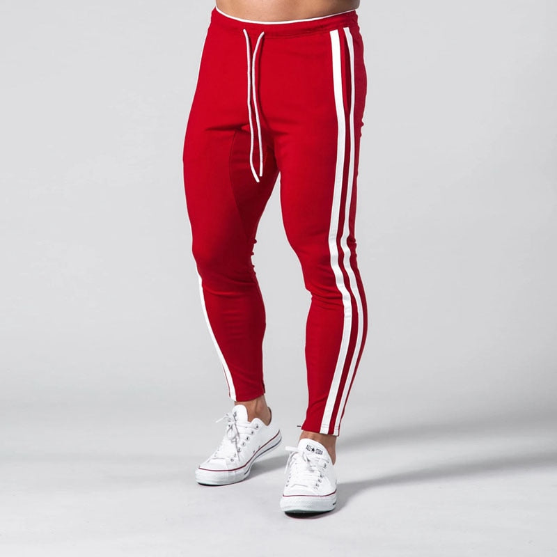 Skinny Joggers Pants Men Running Sweatpants Cotton Track Pants Gym Fitness Sports Trousers Male Bodybuilding Training Bottoms