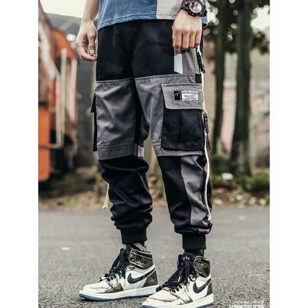 Streetwear Pockets Men's Jogger Pants Hip Hop Sweatpants Joggers Trousers Tactical Mens Pants Cargo Harem Pants Men Clothes