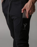 Men's Sports Gym Slim Fitness Jogging Pants Men's Casual Pencil Pants Pure Cotton Fashion Skinny Foot Zipper Sweatpants