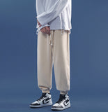 Gotmes  Men Jogger Pants Spring OutDoor Casual SweatPants Men Straight Trouser Elastic Waist Baggy Pants Men's Clothing