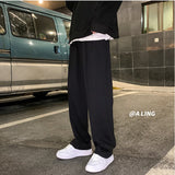 Sweatpants Men Straight Harem Pants Male Korean Man Loose Casual Pants Streetwear Sport Trousers Men's Joggers Oversize Sports