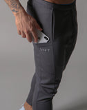 Men's Sports Gym Slim Fitness Jogging Pants Men's Casual Pencil Pants Pure Cotton Fashion Skinny Foot Zipper Sweatpants