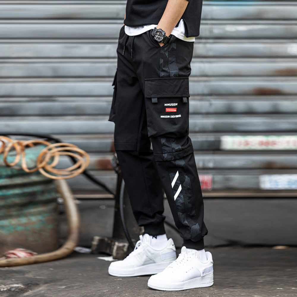 Streetwear Pockets Men's Jogger Pants Hip Hop Sweatpants Joggers Trousers Tactical Mens Pants Cargo Harem Pants Men Clothes