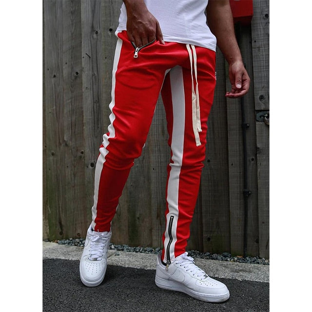 Mens Joggers Casual Pants Men Bottoms Tracksuit Hip Hop Streetwear Skinny Trousers Jogger Sweatpants Sportswear Track Pants