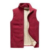 Autumn Winter Fleece Mens Vest Jacket Casual Warm Thick Big Tall Plus Size 8XL Men's Sleeveless Vest Waistcoat New Loose Vest