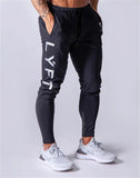 Men's Sports Gym Slim Fitness Jogging Pants Men's Casual Pencil Pants Pure Cotton Fashion Skinny Foot Zipper Sweatpants