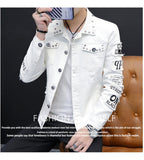 Gotmes Spring And Autumn Jeans Coat Men's Korean-style Fashion Students Handsome Versatile Jacket MEN'S Wear Summer New Style Cowb