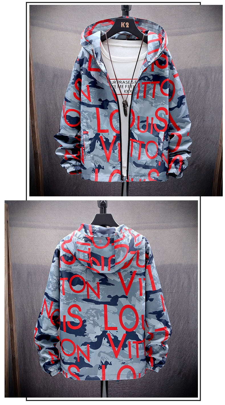 Gotmes is New! Man Casual Slim Jacket, Warm Clothes With Hood Waterproof In Spring And Autumn, Large M-4XL 5XL Mens Clothing