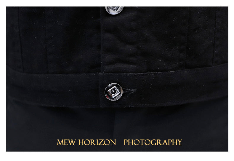 Gotmes Spring And Autumn Jeans Coat Men's Korean-style Fashion Students Handsome Versatile Jacket MEN'S Wear Summer New Style Cowb