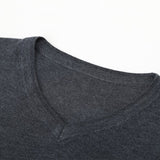 Autumn New Men's Thin Knit Sweater Business Casual V-neck Pullovers Classic Style Comfortable Slim Basic Sweater Male Brand