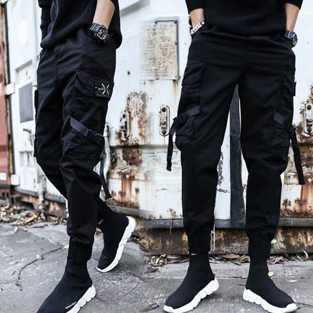Streetwear Pockets Men's Jogger Pants Hip Hop Sweatpants Joggers Trousers Tactical Mens Pants Cargo Harem Pants Men Clothes