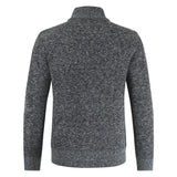 New Autumn Winter Jacket Men Coats Solid Slim Fit Thick Fleece Coats Men Jacket Casual Stand Collar Zip Jacket Men