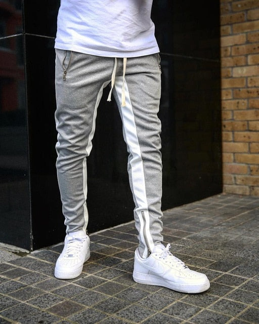 Mens Joggers Casual Pants Men Bottoms Tracksuit Hip Hop Streetwear Skinny Trousers Jogger Sweatpants Sportswear Track Pants