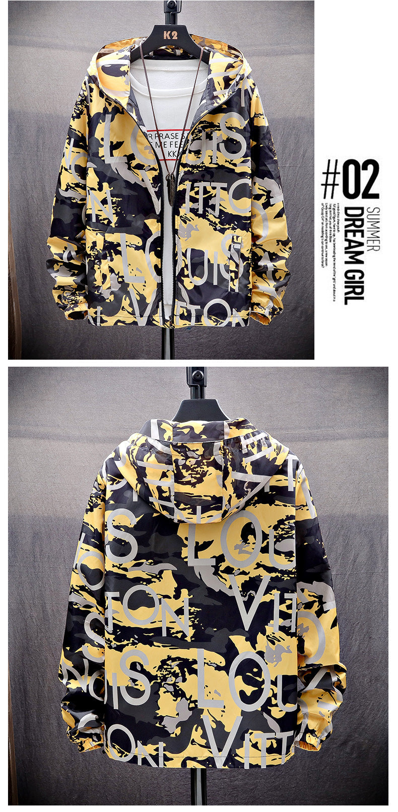 Gotmes is New! Man Casual Slim Jacket, Warm Clothes With Hood Waterproof In Spring And Autumn, Large M-4XL 5XL Mens Clothing