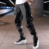 Mens Fashion Multi Pockets Cargo Harem Jogger Pants Men Hip Hop Fashion Casual Track Trousers Streetwear Harajuku New Men Sweatpants