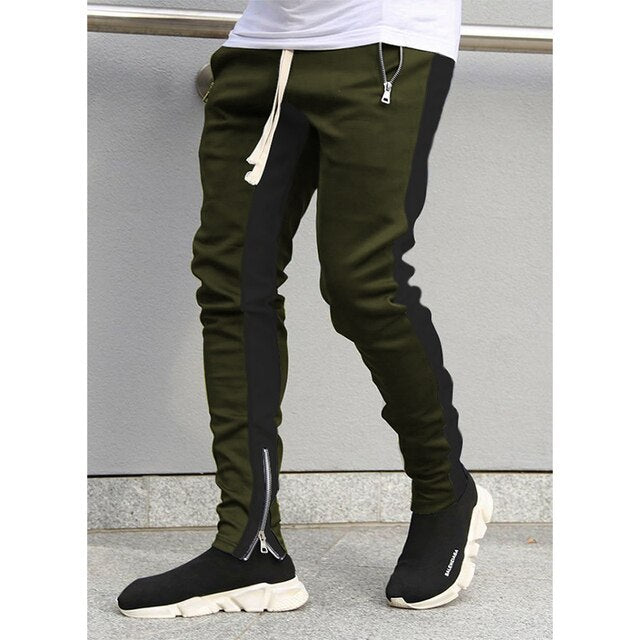 Mens Joggers Casual Pants Men Bottoms Tracksuit Hip Hop Streetwear Skinny Trousers Jogger Sweatpants Sportswear Track Pants