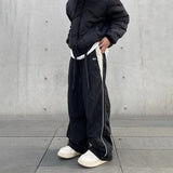 Baggy Pants for Men Parachute Vintage Oversize Joggers Harajuku Streetwear Sweatpants Black Wide Leg Trousers Male