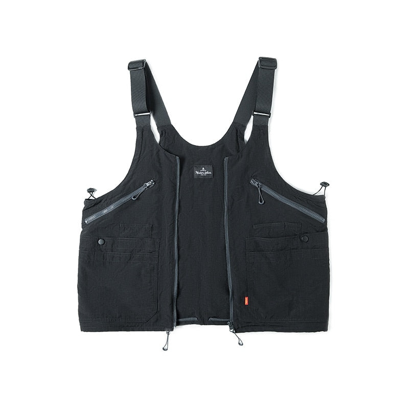 Maden New Arrival Large Capacity Army Green Men's Handbag Summer Camping Working Vest Dual-use Satche Jacket Tactical Backpack