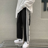 Basketball Man New Streetwear Sweatpant Baggy Pants Side Split Casual Sport Pants Wide Leg Oversize Pants