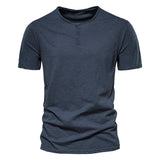 New Fashion Basic T Shirt Man Casual T-shirts Brand 100% Cotton Summer Top Men Soft Short Sleeve T Shirt Tees Blouses Shirt
