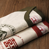 Akkad Kuti Summer New Stitching Raglan Sleeve Man Retro Tshirt Women Casual Chinese Printing T-shirts Student Green Red Tee