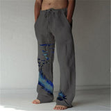 New Men's Sports Pants Casual Baggy Sweatpants Trousers Beach Holiday Yoga Jogging Pant Plus Size Fitness Pants Man Streetwear