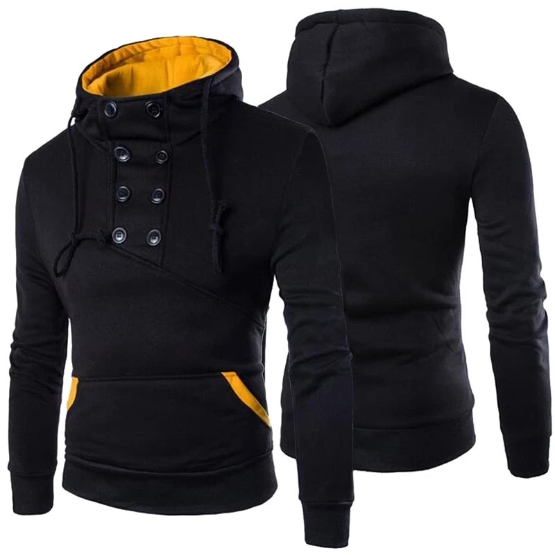 Autumn New Men's Hoodies Sweatshirts Zipper Hoodie Men Sweatshirt Solid Color Man Hoody Sweatshirts For Male