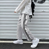 Basketball Man New Streetwear Sweatpant Baggy Pants Side Split Casual Sport Pants Wide Leg Oversize Pants