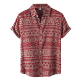 New Hawaiian Men's Casual Beach Style Short Sleeve Breathable Fashion Polo Collar Men's Shirt 3D Printing Oversize Customizable
