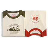 Akkad Kuti Summer New Stitching Raglan Sleeve Man Retro Tshirt Women Casual Chinese Printing T-shirts Student Green Red Tee