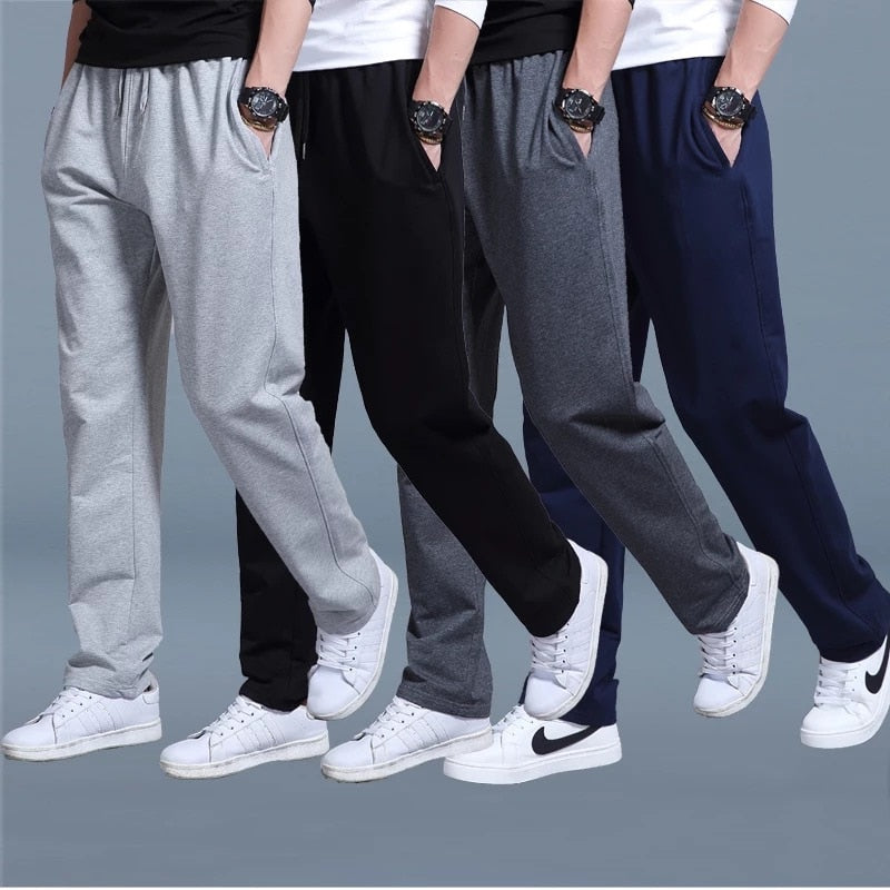 Fashion  Sports Pants Man New Spring Large Size 5XL Loose Casual Student Sweatpants Men's Straight Training Trousers Joggers